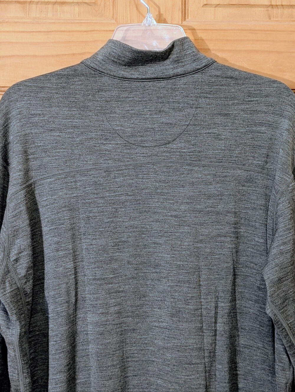Kuhl Merino Wool 1/4 Zip Pullover Mens XL Heathered Grey Base Layer Outdoor Gorp - Picture 7 of 13